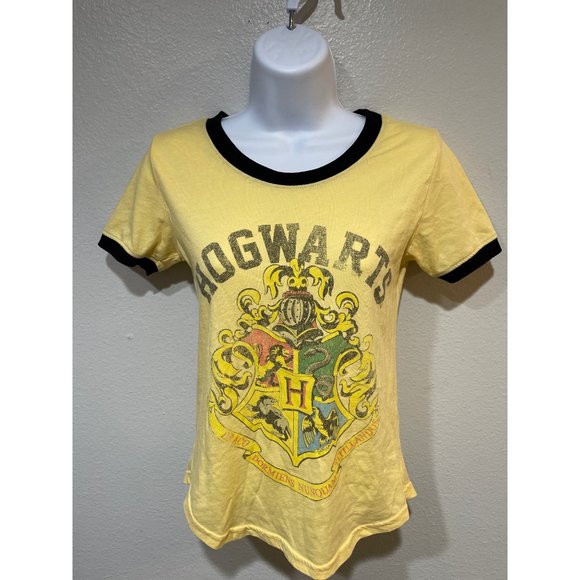 Harry Potter S Hogwarts Coat of Arms T Shirt - Picture 1 of 7